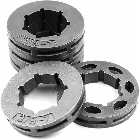5 pcs Sprocket Rim 3/8" Pitch 7 Tooth 19Mm For Stihl Ms360 Ms310 Husqvarna 154 254 50 51 55 Chainsaw 18720 Replacement.