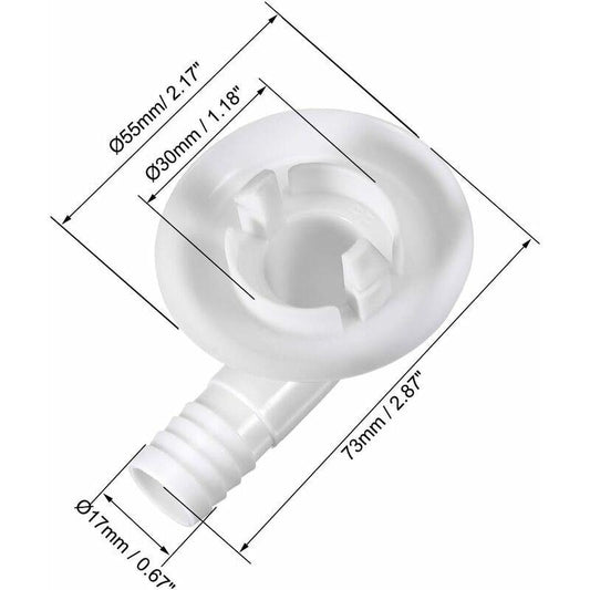 Air Conditioning Drainage Hose Connector Elbow Fitting For Mini-Split Units And Window Ac Unit Parts 30Mm 1 pcs.
