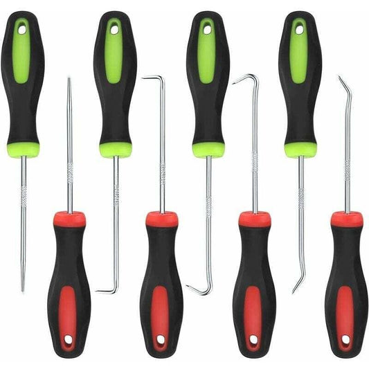 8 Pieces Precision Mechanics Pick And Screwdriver Set, Long Reach Hooks, Pick And Hook, Precision Picks And Hooks,.