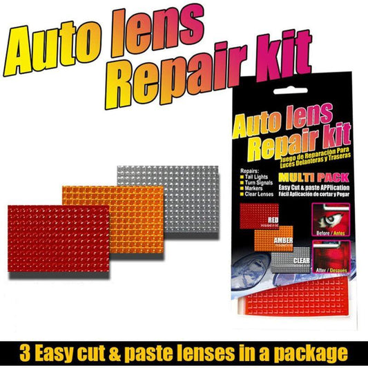 Auto Lens Repair Kit Multi-Pack Car Lights Crack Repair Film Headlight Taillight Repair Tools 3 pcs Comes With Light.
