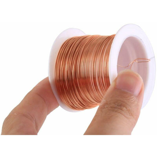 Copper Coil, 0.3Mm 20M Enameled Copper Magnet, Enameled Coil For Repairing Magnetic Winding Welding Connections.
