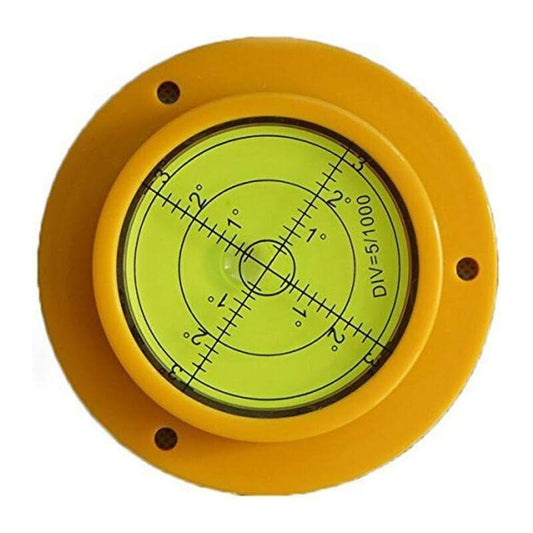 90Mm Precision ROund Spirit Level With Mounting Holes For Motorhome.
