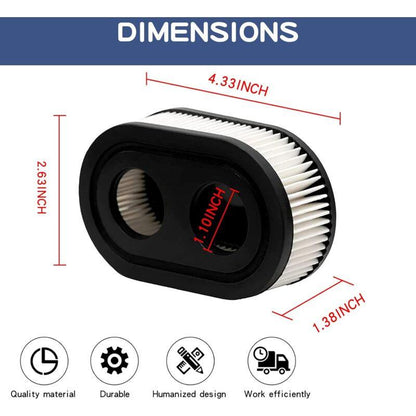 2 pcs Lawn Mower Air Filter, Air Filter For Briggs & Stratton 798452 And 5432 Engine Parts, Lawn Filter Suitable For.