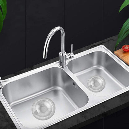 2 pcs Heart Shape Kitchen Sink Filter, Stainless Steel Sink Filter, Sink Grid, Kitchen Sink Stopper, Drain Stopper.