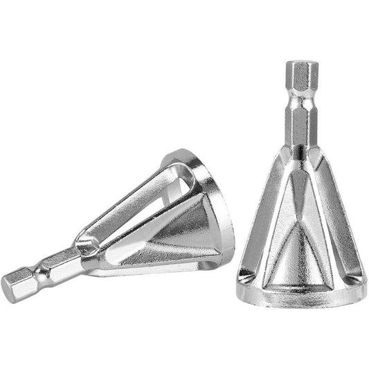 External Chamfer Deburring Tool For Drill Bit, Burr Removal Bit Quickly Repairs DAmaged Metal External Chamfer.