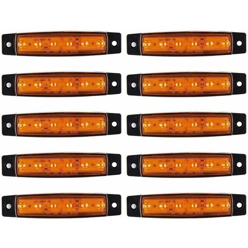 Truck Side Marker Lights 10 pcs LED Side Marker Lights Side Marker Lights Dc 12V LED Side Marker Lights Lamp Truck.