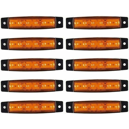 Truck Side Marker Lights 10 pcs LED Side Marker Lights Side Marker Lights Dc 12V LED Side Marker Lights Lamp Truck.