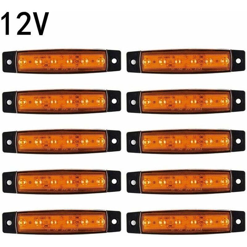 Truck Side Marker Lights 10 pcs LED Side Marker Lights Side Marker Lights Dc 12V LED Side Marker Lights Lamp Truck.