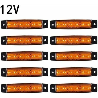 Truck Side Marker Lights 10 pcs LED Side Marker Lights Side Marker Lights Dc 12V LED Side Marker Lights Lamp Truck.