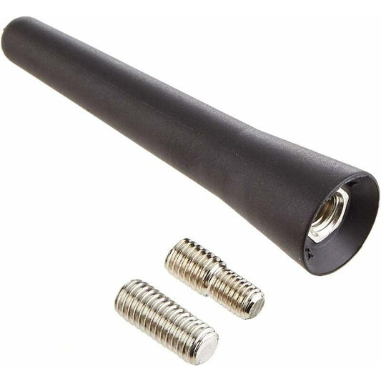 Autoparts Universal 65Mm Short Car Antenna Modified Carbon Fiber Style Black.
