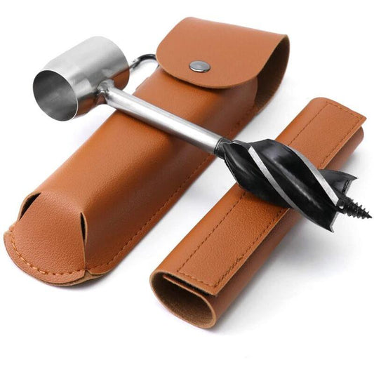 Hand Drill For Woodworking, Manual Auger For Camping, Bushcraft And Outdoor Hiking.