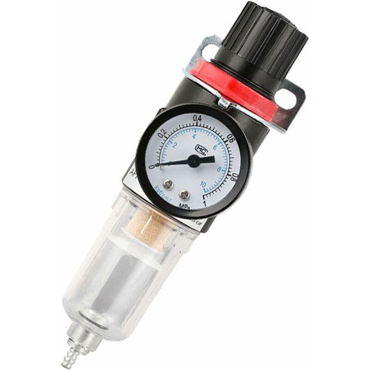 Compressed Air Oil Water Separator Tool Air Filter Trap Pressure Reducer With Gauge Pneumatic Regulator Lubricator For.