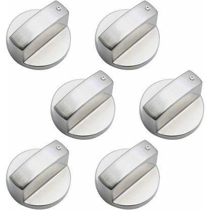 Parts Universal Metal Control Knobs Gas Stove Knob 6Mm Universal Control Knobs Stove Knob For Gas Stove Cooker Oven Hob.