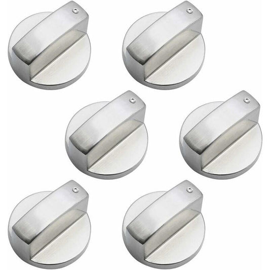 Parts Universal Metal Control Knobs Gas Stove Knob 6Mm Universal Control Knobs Stove Knob For Gas Stove Cooker Oven Hob.