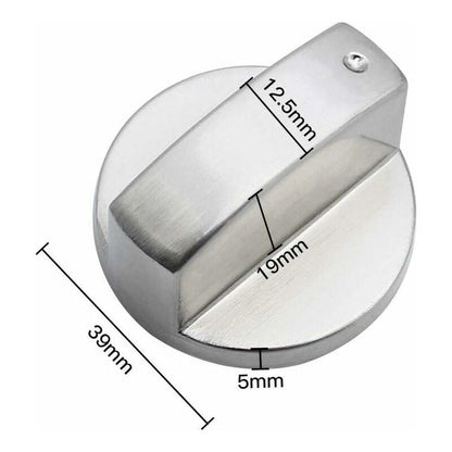 Parts Universal Metal Control Knobs Gas Stove Knob 6Mm Universal Control Knobs Stove Knob For Gas Stove Cooker Oven Hob.