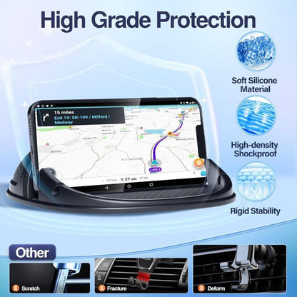 Car Phone Holder, Anti-Slip DAshboard Mount Cell Phone Holder Compatible For Other Smartphone (Black).