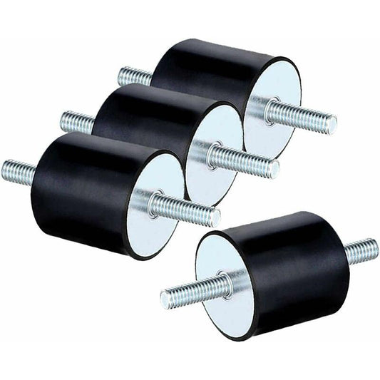 Rubber Mounts M8X23 Anti-Vibration Isolator Isolation Shock Absorber Absorption Bracket With Threaded Bolt Silent Block.