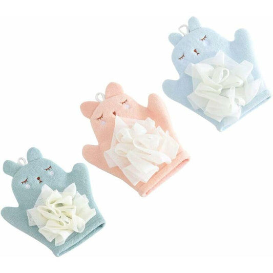 Children'S Bath Sponge Glove Cartoon Baby Kids Bath Shower Gloves Bath Sponge Bath Puppet Washcloth Towel With Animal.