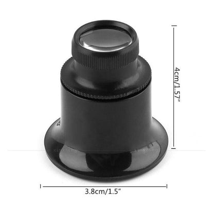Magnifying Glasses, 20X Magnification Watchmaking Tool Magnifier Loupe Magnifier Set For Watching Jewelry Repair.