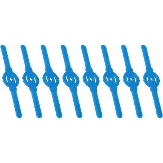 8 pcs Plastic Trimmer Replacement Blades For Grass Trimmer Plastic Lawn Mower Blades, Grass Trimmer Brush Cutter Grass.