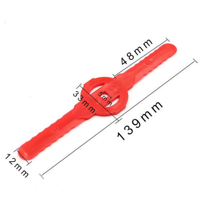 8 pcs Plastic Trimmer Replacement Blades For Grass Trimmer Plastic Lawn Mower Blades, Grass Trimmer Brush Cutter Grass.