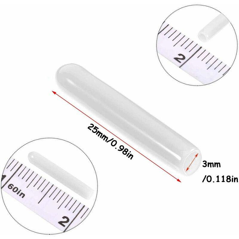120 Pieces Dishwasher Caps, Inner Diameter 3Mm Pvc Protective Cover, Dish Basket, 325Mm (White).