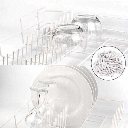 120 Pieces Dishwasher Caps, Inner Diameter 3Mm Pvc Protective Cover, Dish Basket, 325Mm (White).