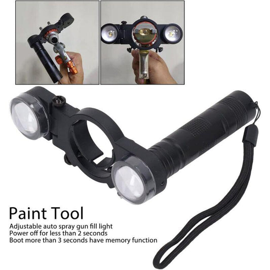 LED Paint Spray Gun Light, Universal LED Paint Spray Gun Light With Adjustable Brightness, For Automotive And Household.
