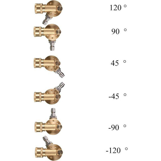 DAily Swivel Coupler Tool For Pressure Washer Tips Gutter Cleaner Attachment 1/4 Inch Quick Disconnect 240 Degree 4500.