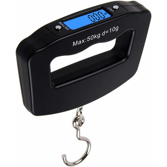 Portable Digital Hanging Weighing Scales For Fishing Travel Luggage Suitcase Parcel Household Outdoor 110 Lbs/50 Kg.