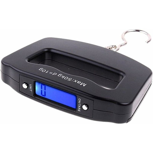 Portable Digital Hanging Weighing Scales For Fishing Travel Luggage Suitcase Parcel Household Outdoor 110 Lbs/50 Kg.