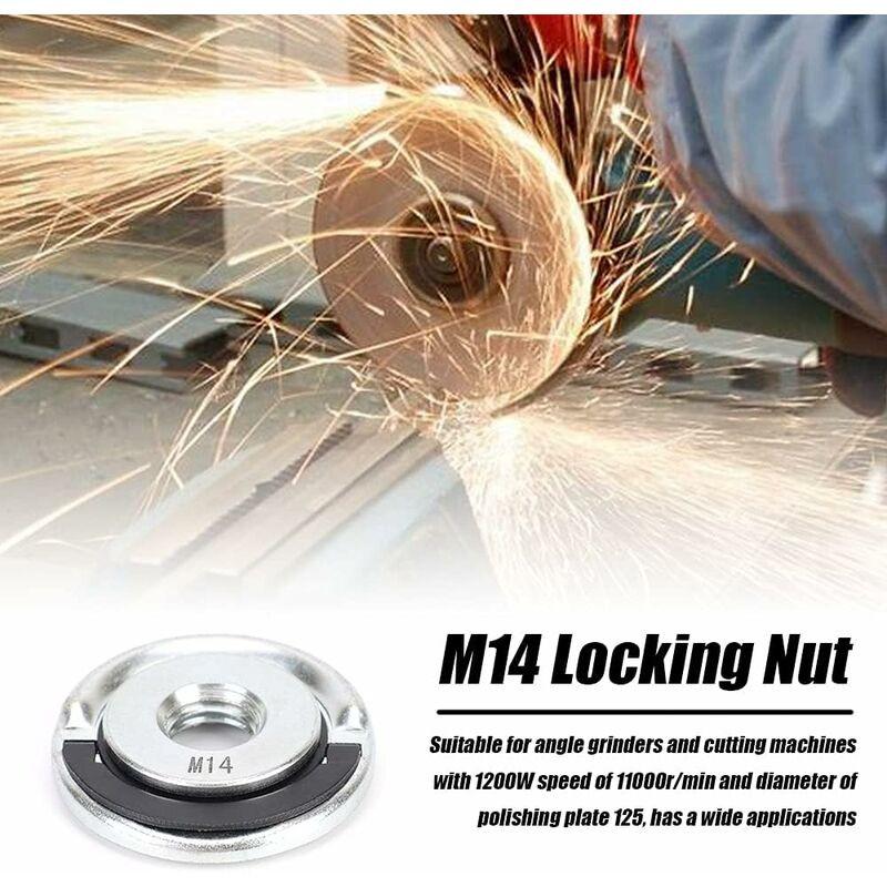 Angle Grinder Nuts Lock Nuts Angle Grinder Accessory Quick Utility Clamping Tool M14 14Mm Fit.