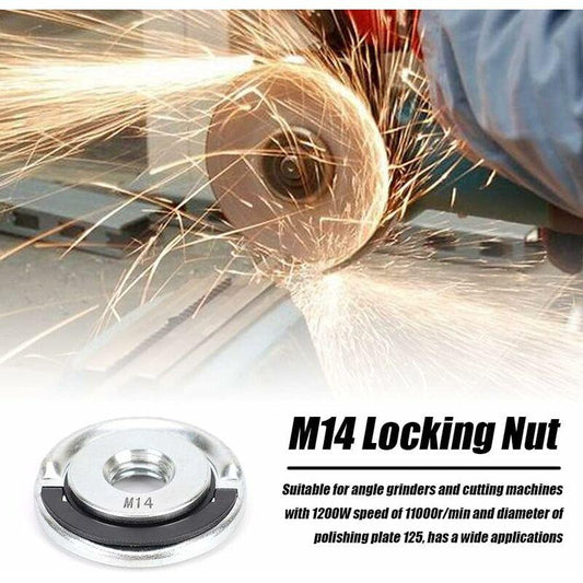 Angle Grinder Nuts Lock Nuts Angle Grinder Accessory Quick Utility Clamping Tool M14 14Mm Fit.