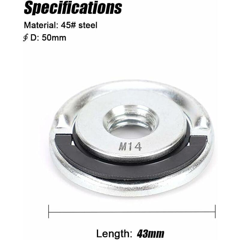 Angle Grinder Nuts Lock Nuts Angle Grinder Accessory Quick Utility Clamping Tool M14 14Mm Fit.