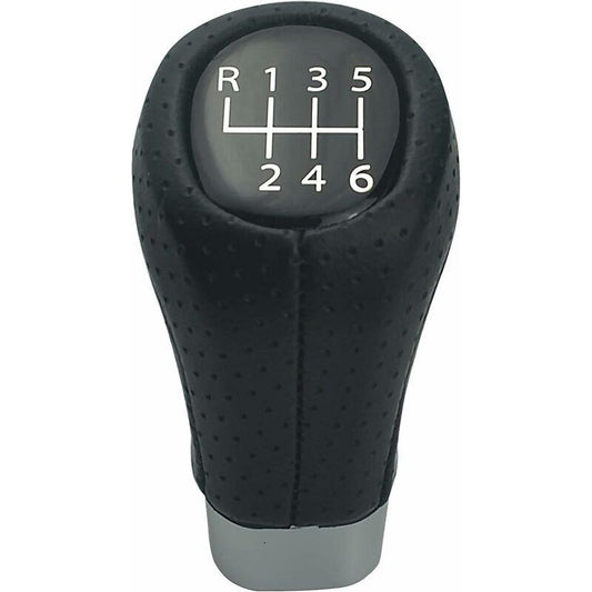 6 Speed Gear Shift Knob Leather Fits For Bmw E34 E36 E38 E39 E46 E53 E60 E61 E63.