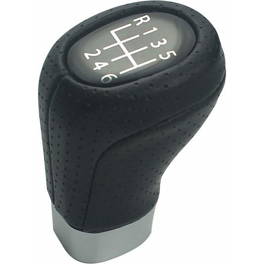 6 Speed Gear Shift Knob Leather Fits For Bmw E34 E36 E38 E39 E46 E53 E60 E61 E63.