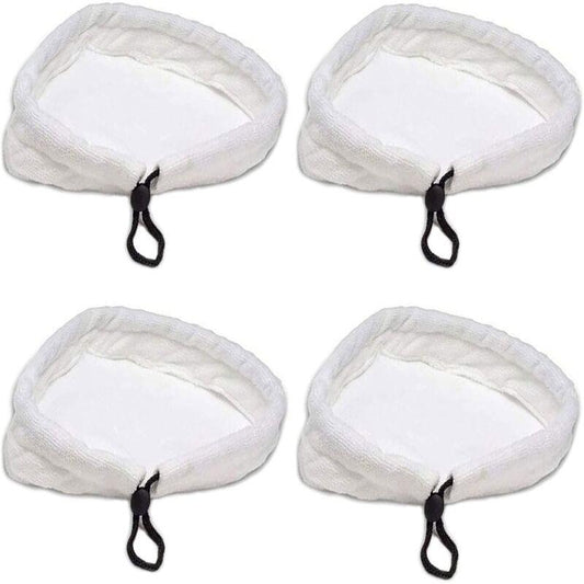 4 pcs Steam Mop Replacement Cloths, Microfiber Cloth Pads, Triangular Microfiber Floor Cloths, Suitable For Steam Mops,.