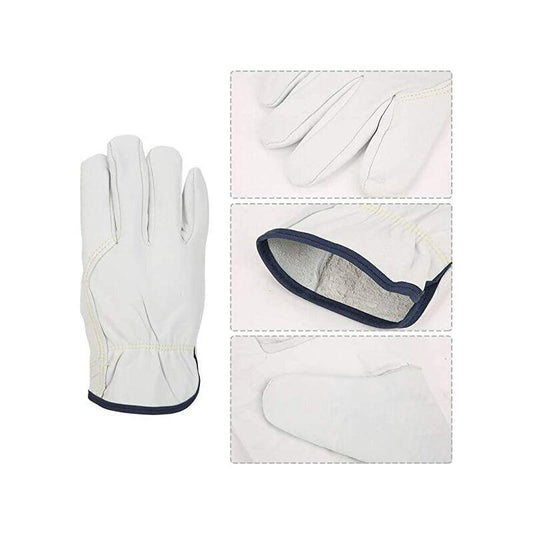 Work Gloves Hand Protection Fire Resistant Welding Glove Super Soft Grain Sheepskin Glove Protective Glove For Tig.