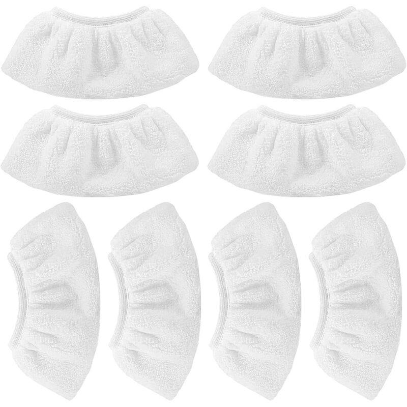 8 pcs Microfiber Cloths For KÃ¤rcher, Hand Nozzle Cloths Accessory For Steam Cleaners Sc 1, 2, 3, 4, 5.