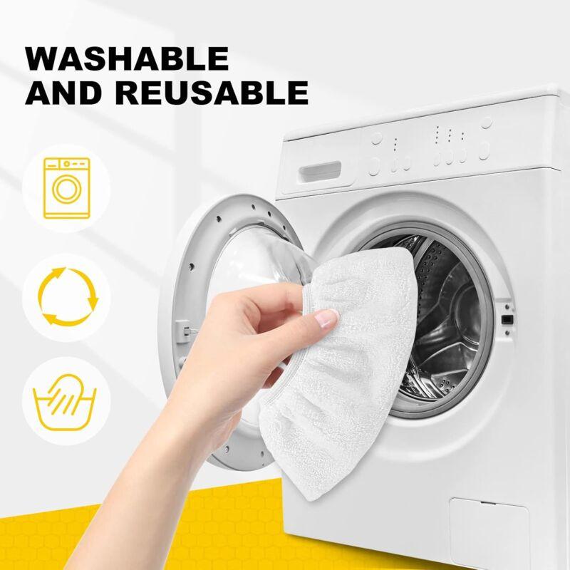 8 pcs Microfiber Cloths For KÃ¤rcher, Hand Nozzle Cloths Accessory For Steam Cleaners Sc 1, 2, 3, 4, 5.