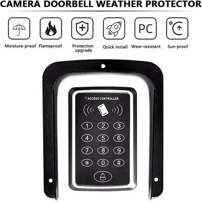 Waterproof Metal Cover For Video Camera, Doorbell, Door Lock, Access Door Knob, Protects Device From Sun And Raindrops,.