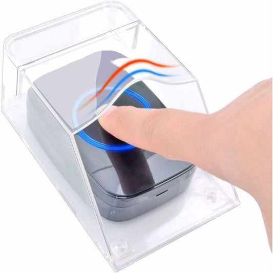 Transparent Protective Cover For Outdoor Doorbell, Waterproof, Wireless, Wall Mount - 11 X 6 X 5 Cm.