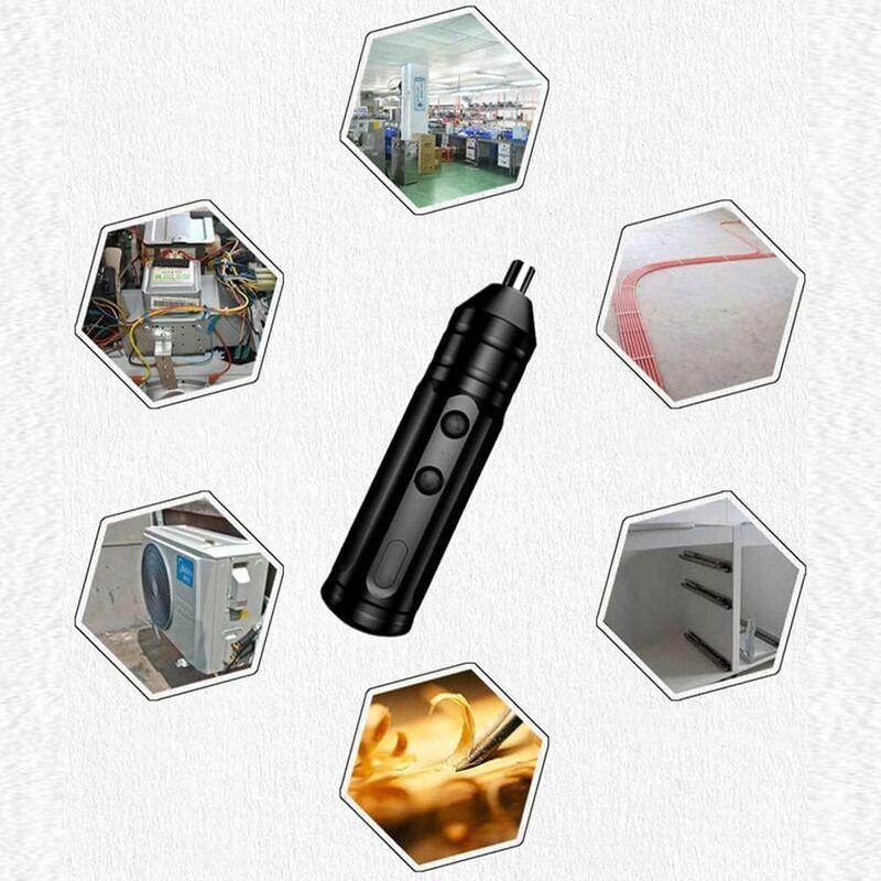 Cordless Electric Screwdriver Kit 250Rpm Mini Drill Usb Rechargeable Portable Auto Repair Tool Kit With Usb.