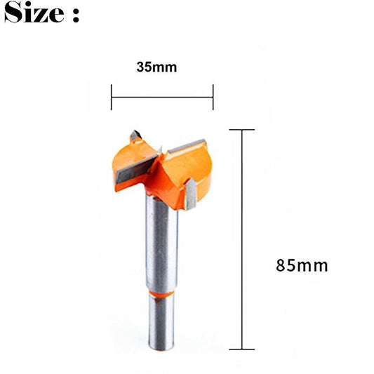 35Mm High Speed Hex Shank Hole Saw Cutter For Woodworking Hinge Hole Drilling 1Pc.