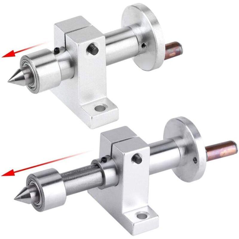 Turning Center ROtating Center Accessory For Lathe Machine Mini Ball Bearing With 2 Wrenches Woodworking Carpentry.