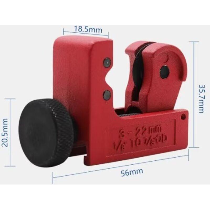 Metal Pipe Cutter Copper Pipe Cutter 3-22Mm Tube Cutter Aluminum Pipe Cutter Water Pipe Air Conditioning Repair Tool.