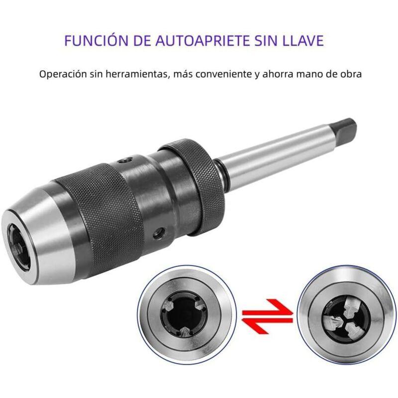 Self-Tightening Drill Chuck Mt2-B16 1-16Mm Mk Taper Chuck For Cnc Lathe Drill.