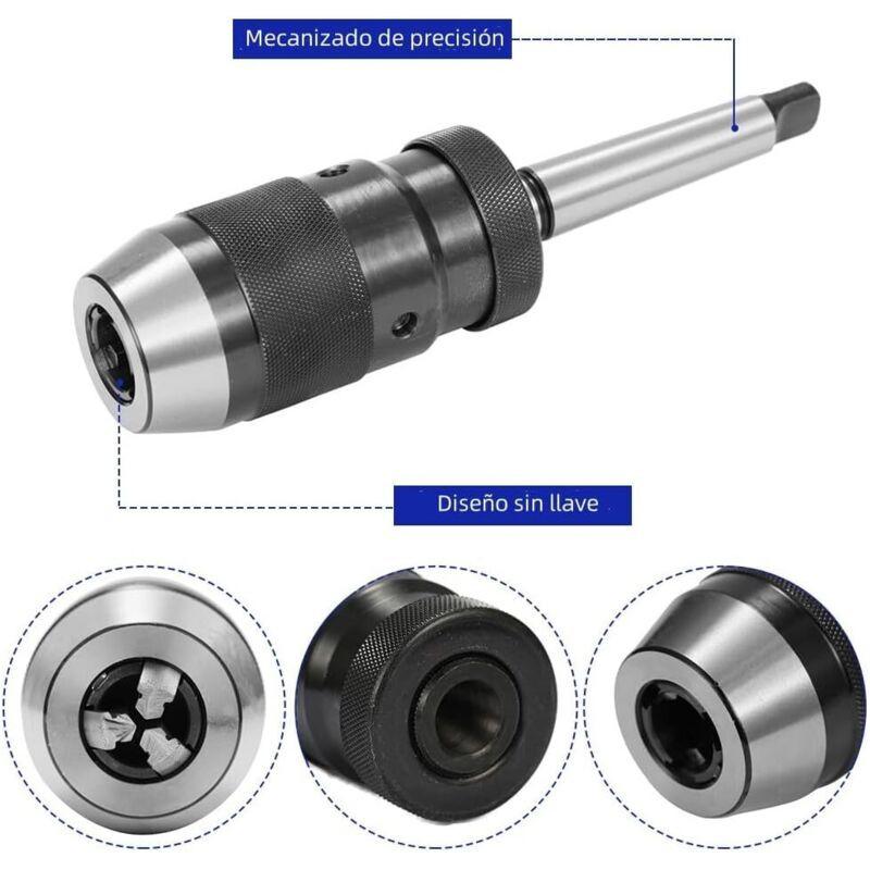 Self-Tightening Drill Chuck Mt2-B16 1-16Mm Mk Taper Chuck For Cnc Lathe Drill.