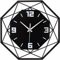 Wall Clock Wood Metal 30Cm Silent Non Ticking Wall Clock Living ROom Bedroom Kitchen Office Large Wall Clock Modern