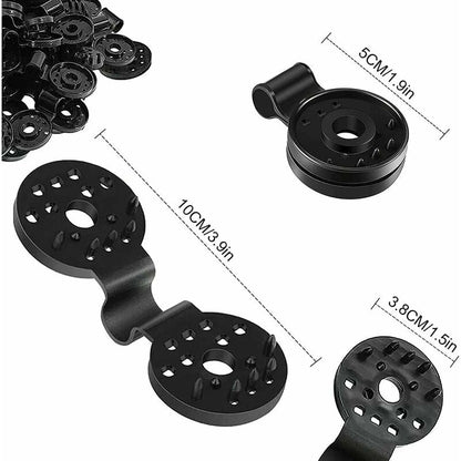 50 pcs Practical Heavy Duty Fixing Clip For Privacy Screen Fabric Sunshade In Greenhouse